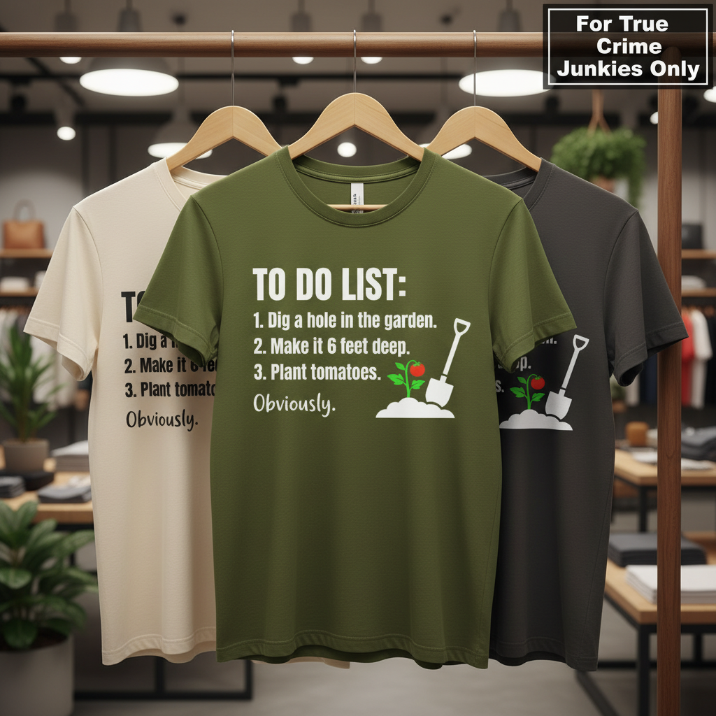 Funny Garden To‑Do List T-Shirt_boutique_rack