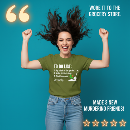 Funny Garden To‑Do List T-Shirt_model_testimonial