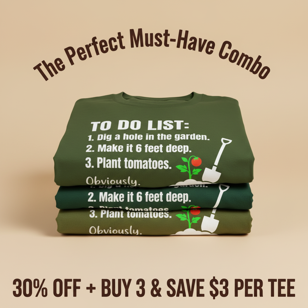 Funny Garden To‑Do List T-Shirt_stacked_promotion