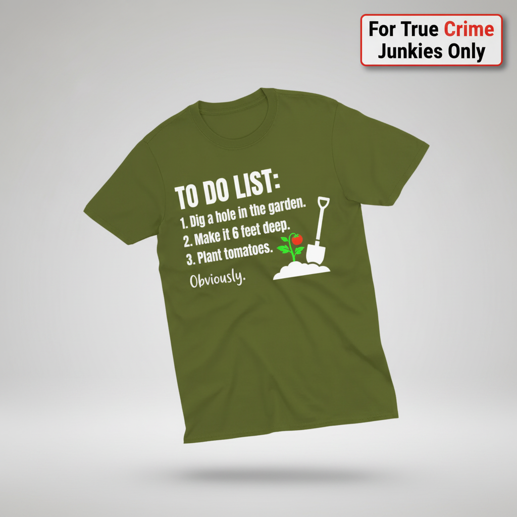 Funny Garden To‑Do List T-Shirt_3d_float