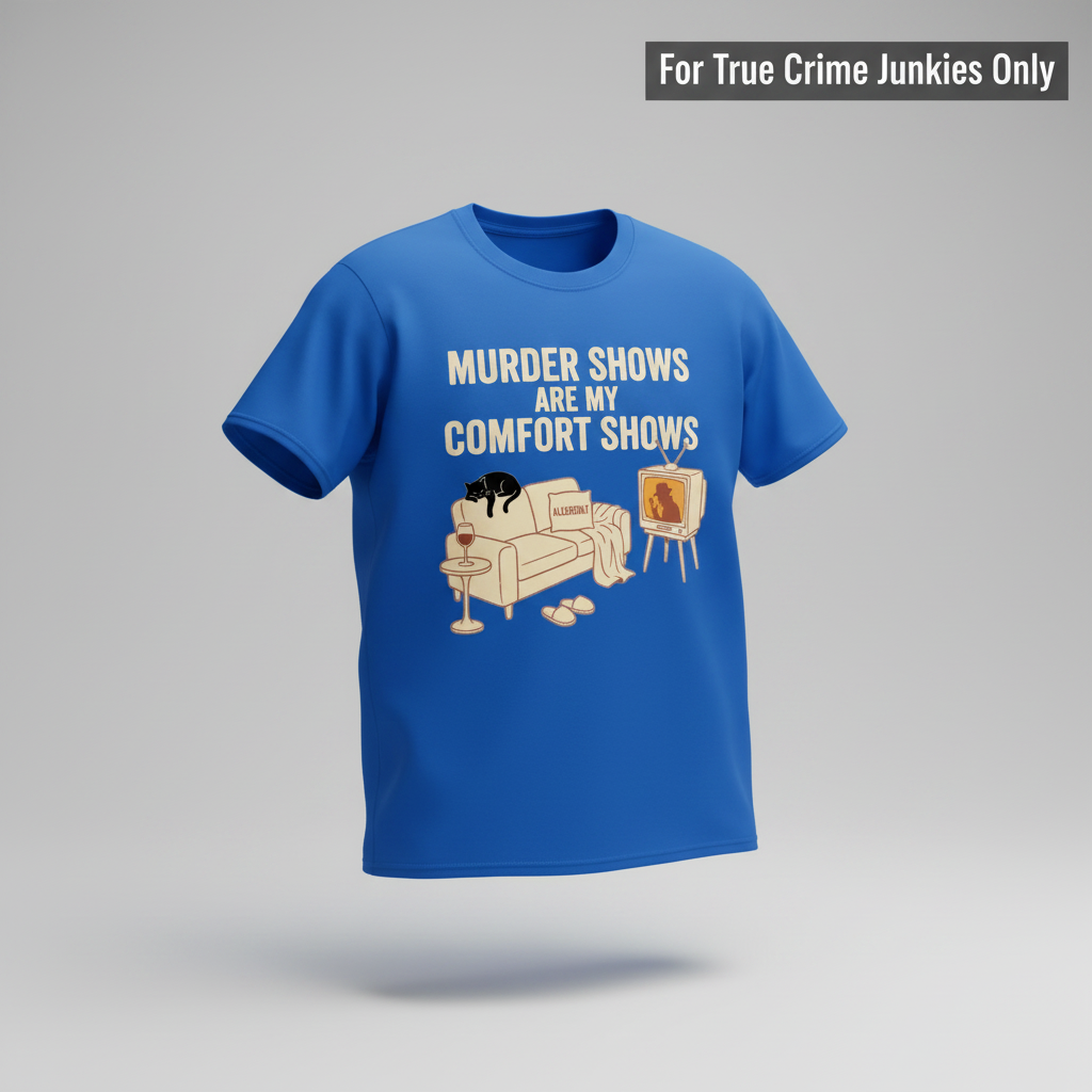 Murder Shows Comfort Show T-Shirt_3d_float
