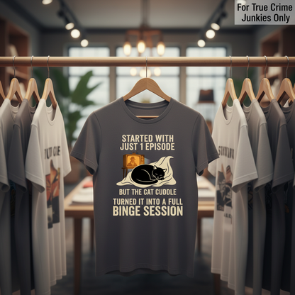Cat Cuddle Binge Session T-Shirt_boutique_rack