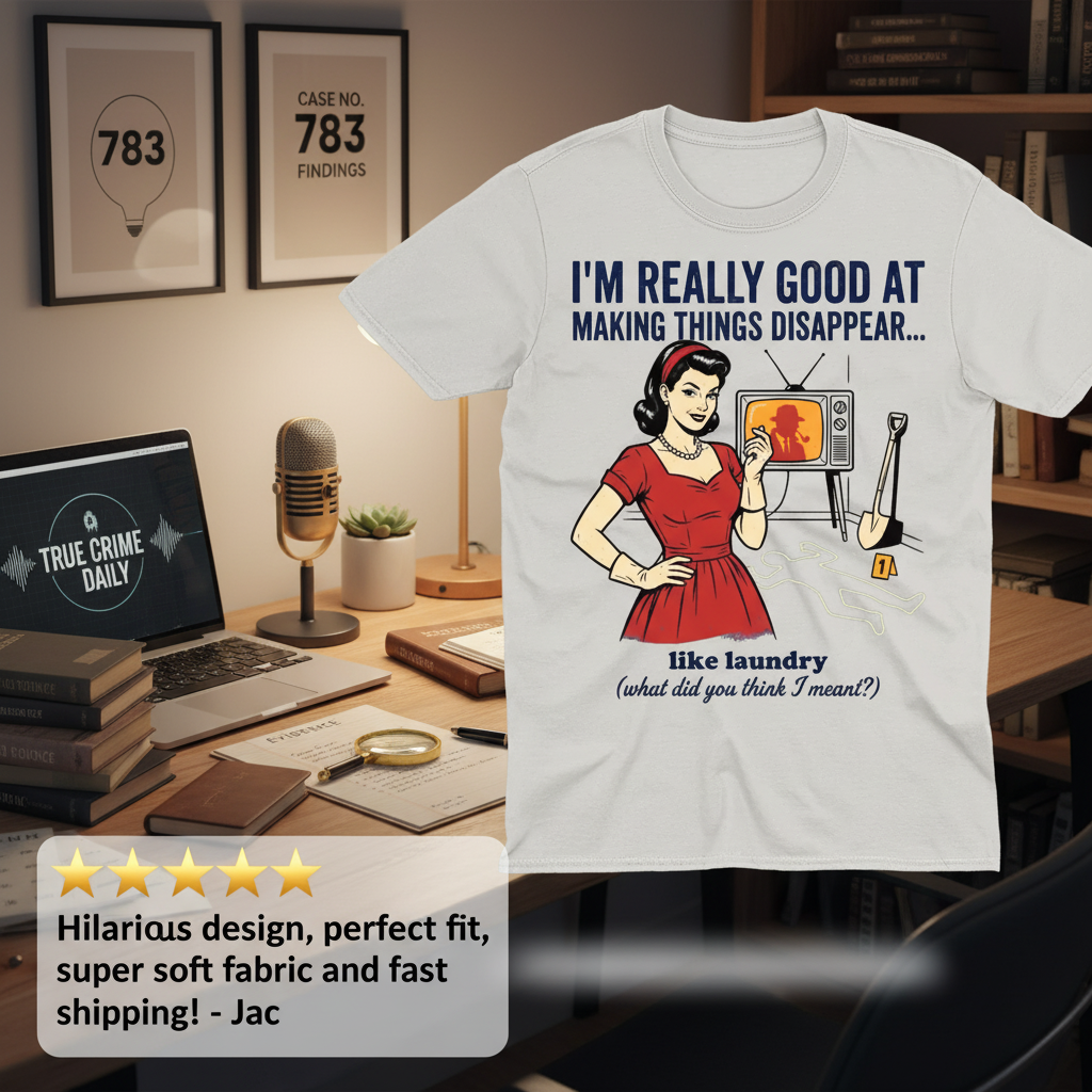 Making Things Disappear Retro Humor T-Shirt_review_5star