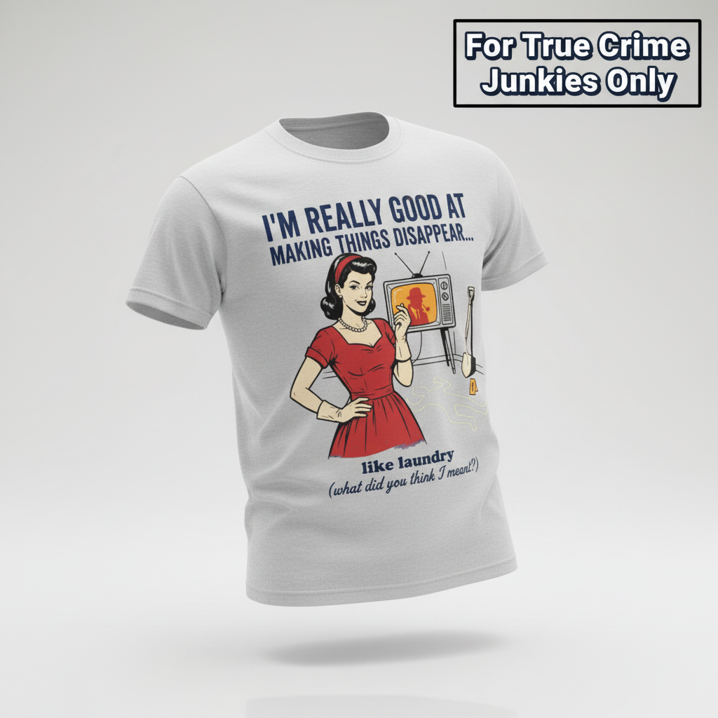 Making Things Disappear Retro Humor T-Shirt_3d_float