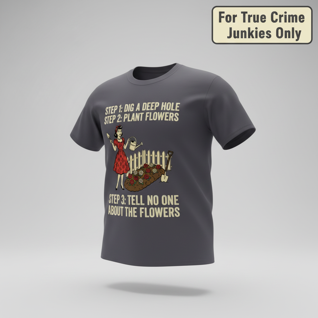 Tell No One About the Flowers T-Shirt_3d_float