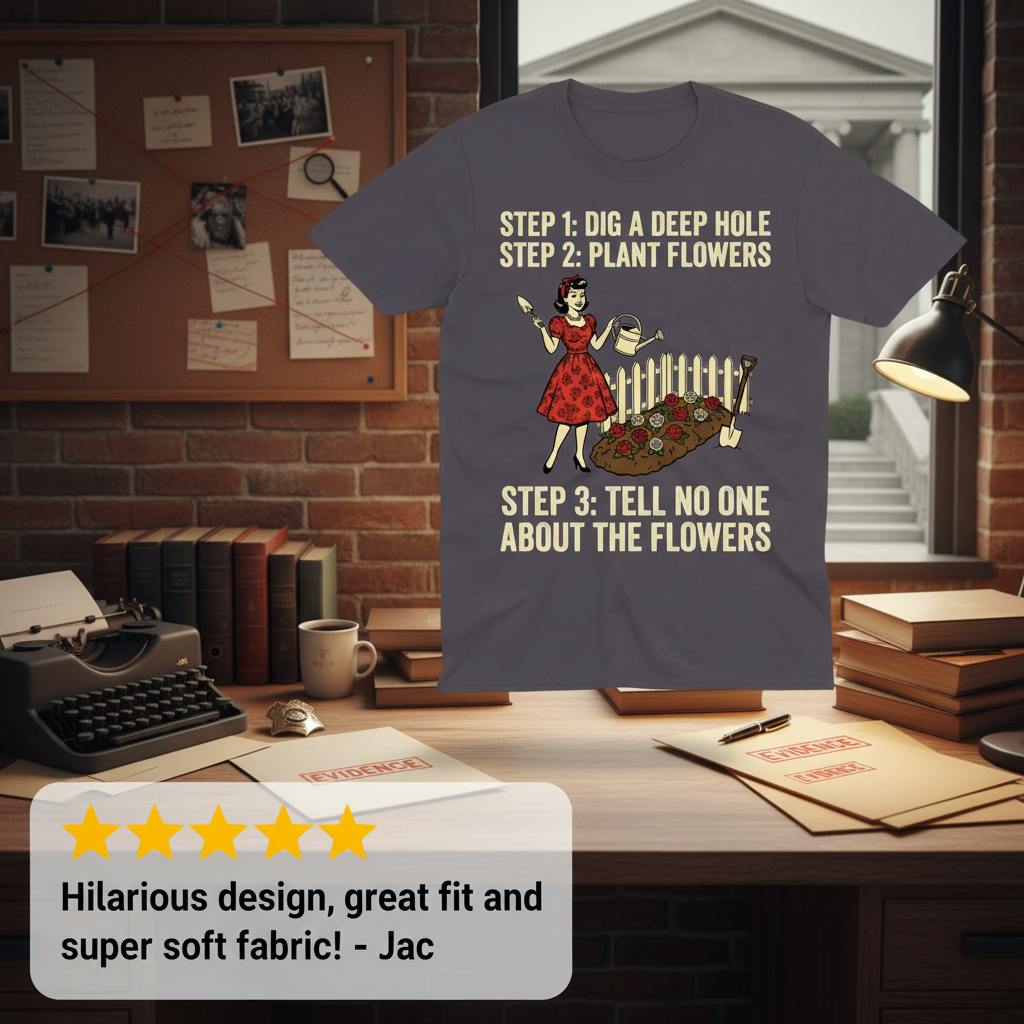Tell No One About the Flowers T-Shirt_review_5star