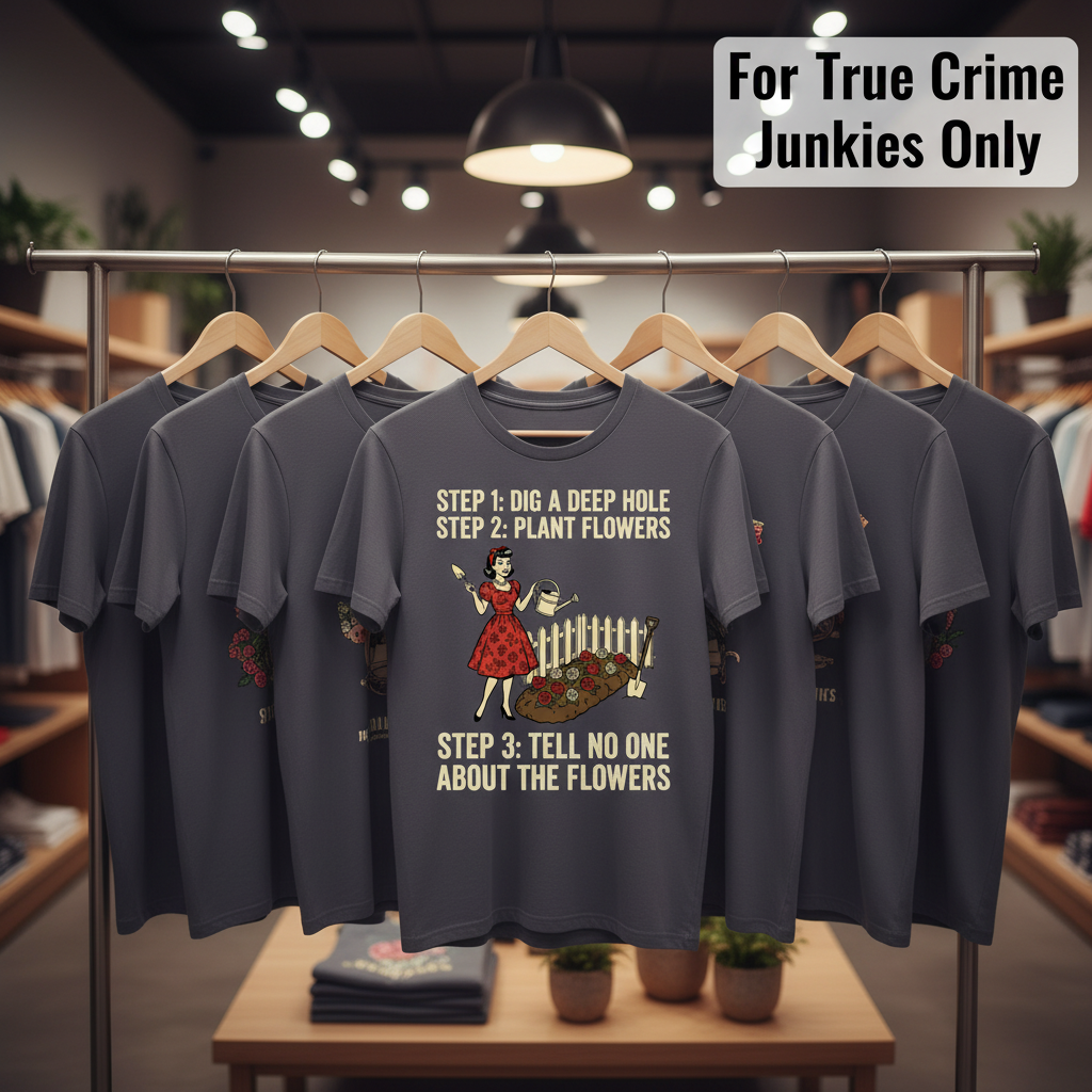 Tell No One About the Flowers T-Shirt_boutique_rack