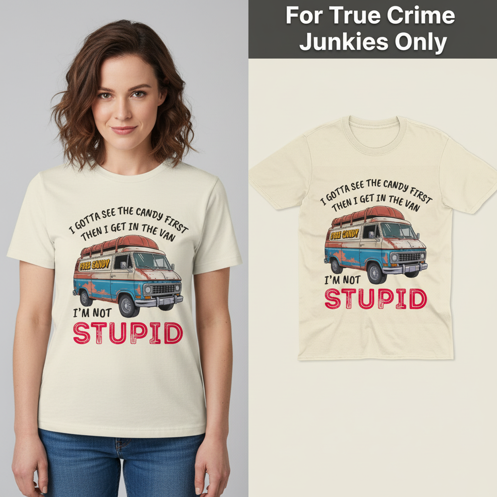 Not Stupid Candy Van T-Shirt_model_flat