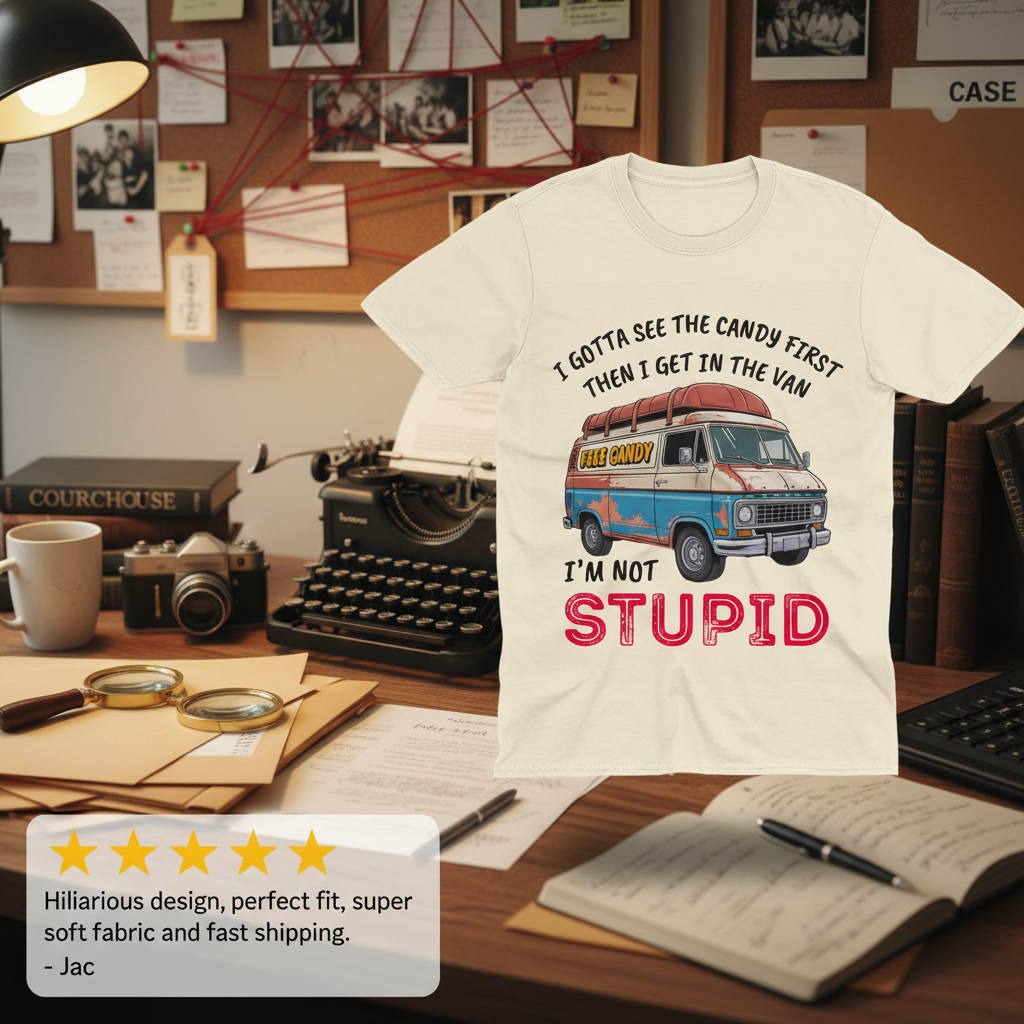 Not Stupid Candy Van T-Shirt_review_5star
