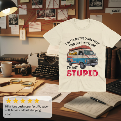 Not Stupid Candy Van T-Shirt_review_5star