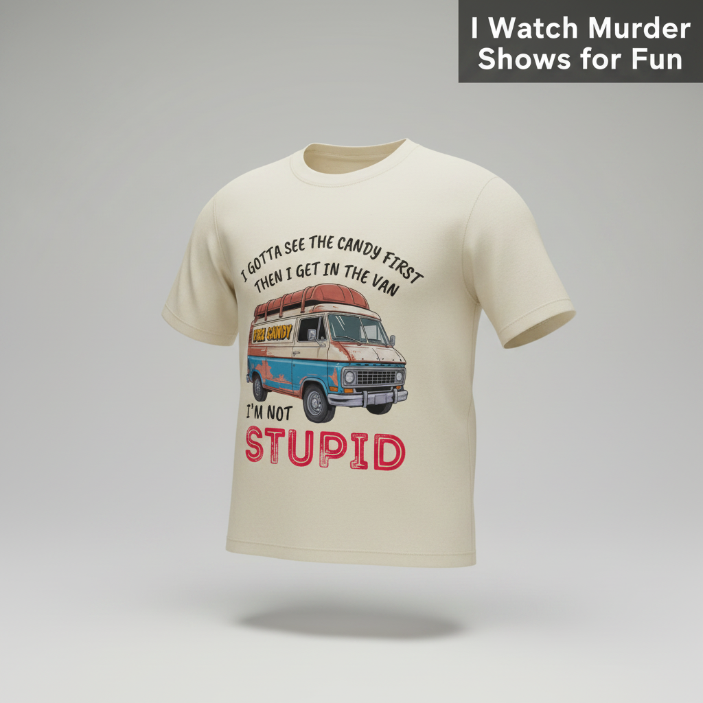 Not Stupid Candy Van T-Shirt_3d_float