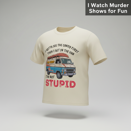 Not Stupid Candy Van T-Shirt_3d_float
