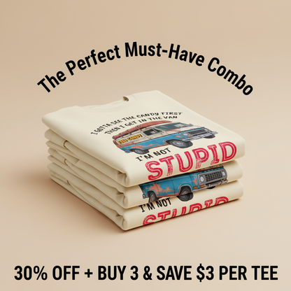 Not Stupid Candy Van T-Shirt_stacked_promotion