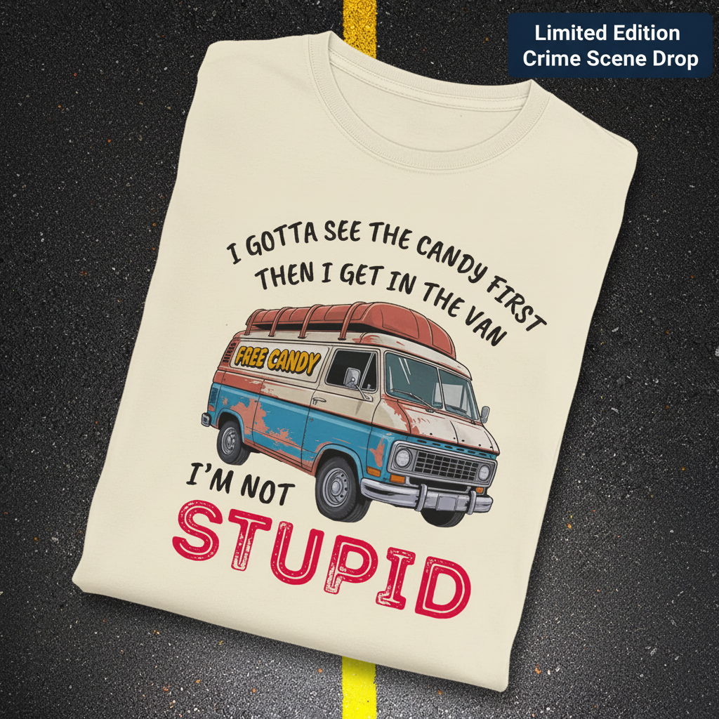 Not Stupid Candy Van T-Shirt_fold_tilt