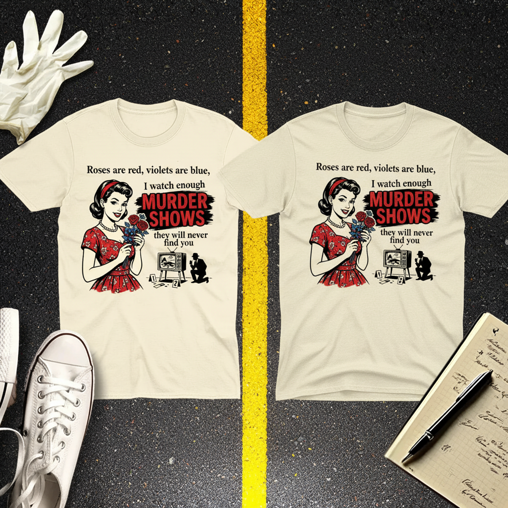 Murder Shows & Roses T-Shirt_dual_lifestyle