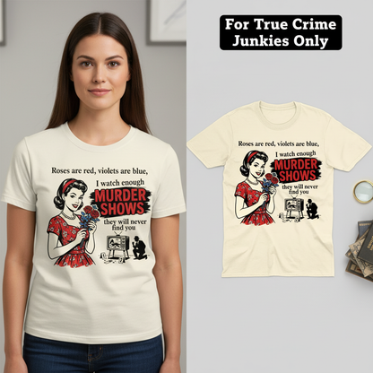 Murder Shows & Roses T-Shirt_model_flat