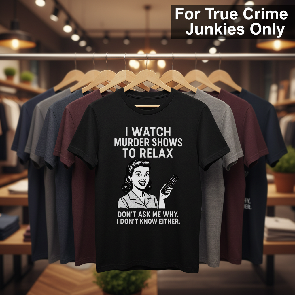 Murder Shows & Chill T-Shirt_boutique_rack