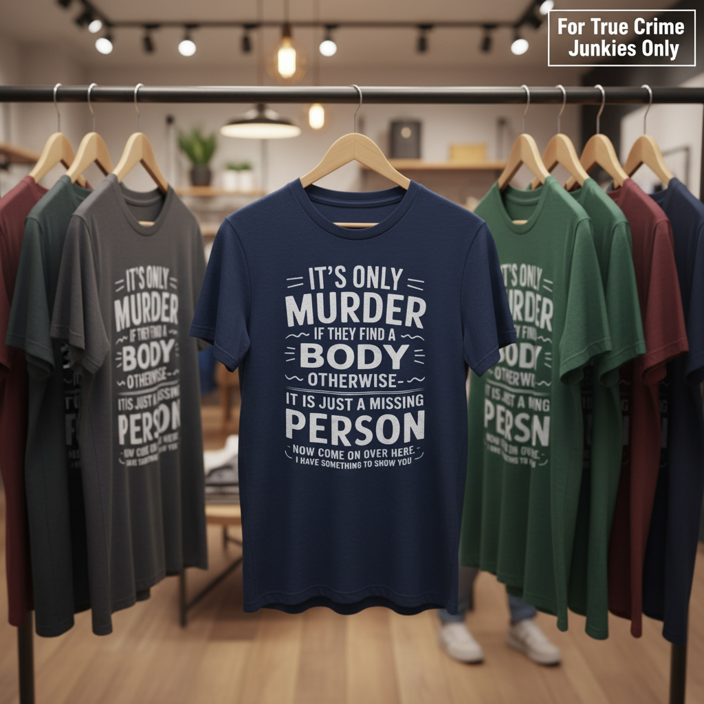 No Body No Crime T-Shirt_boutique_rack