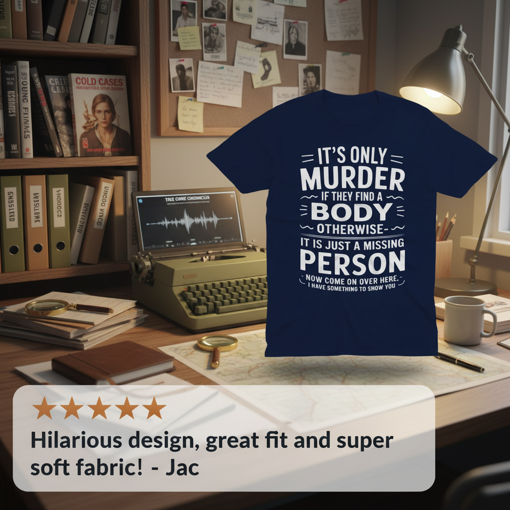 No Body No Crime T-Shirt_review_5star