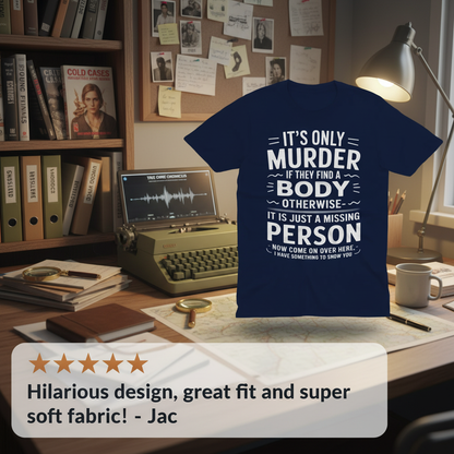 No Body No Crime T-Shirt_review_5star