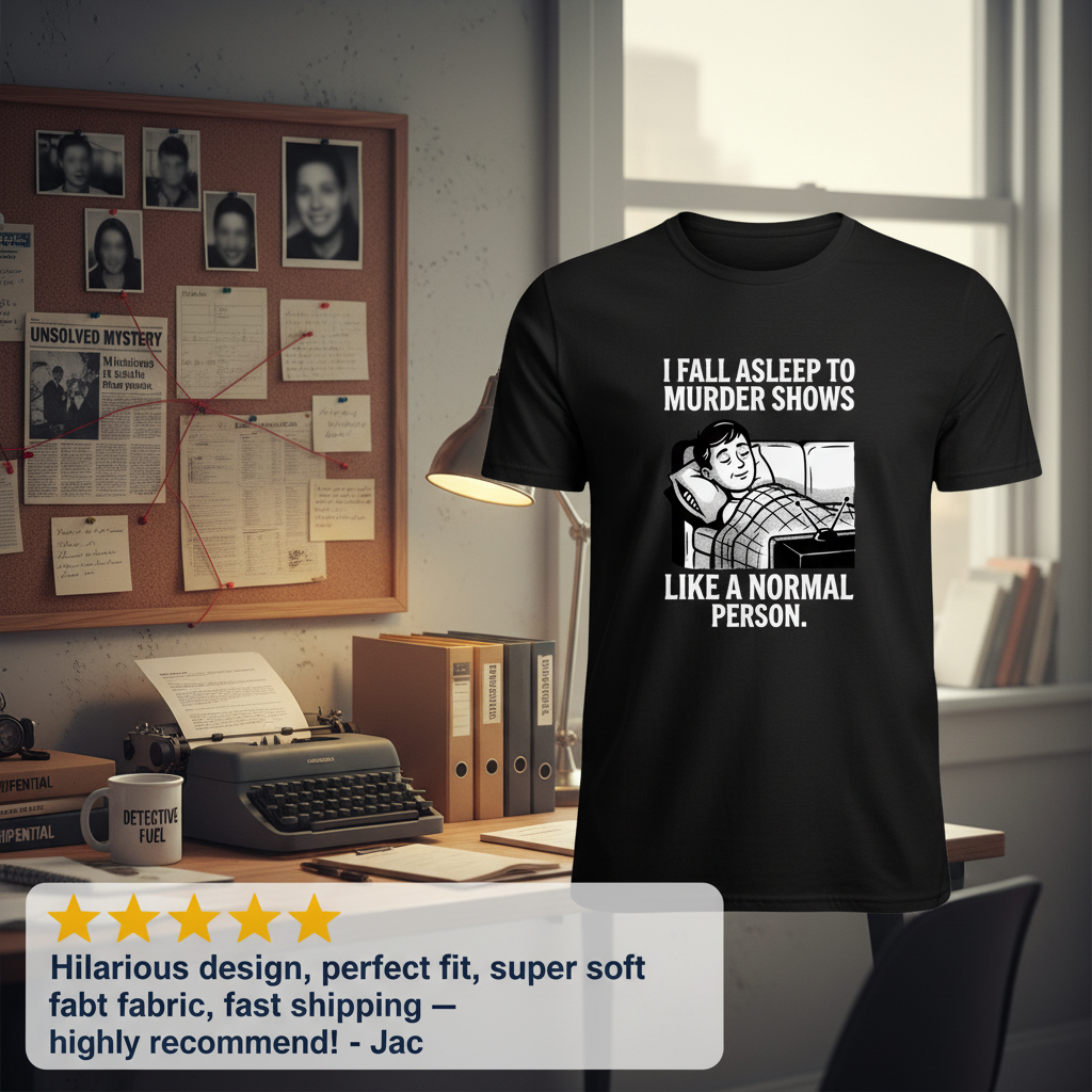 Murder Shows and Chill T-Shirt_review_5star