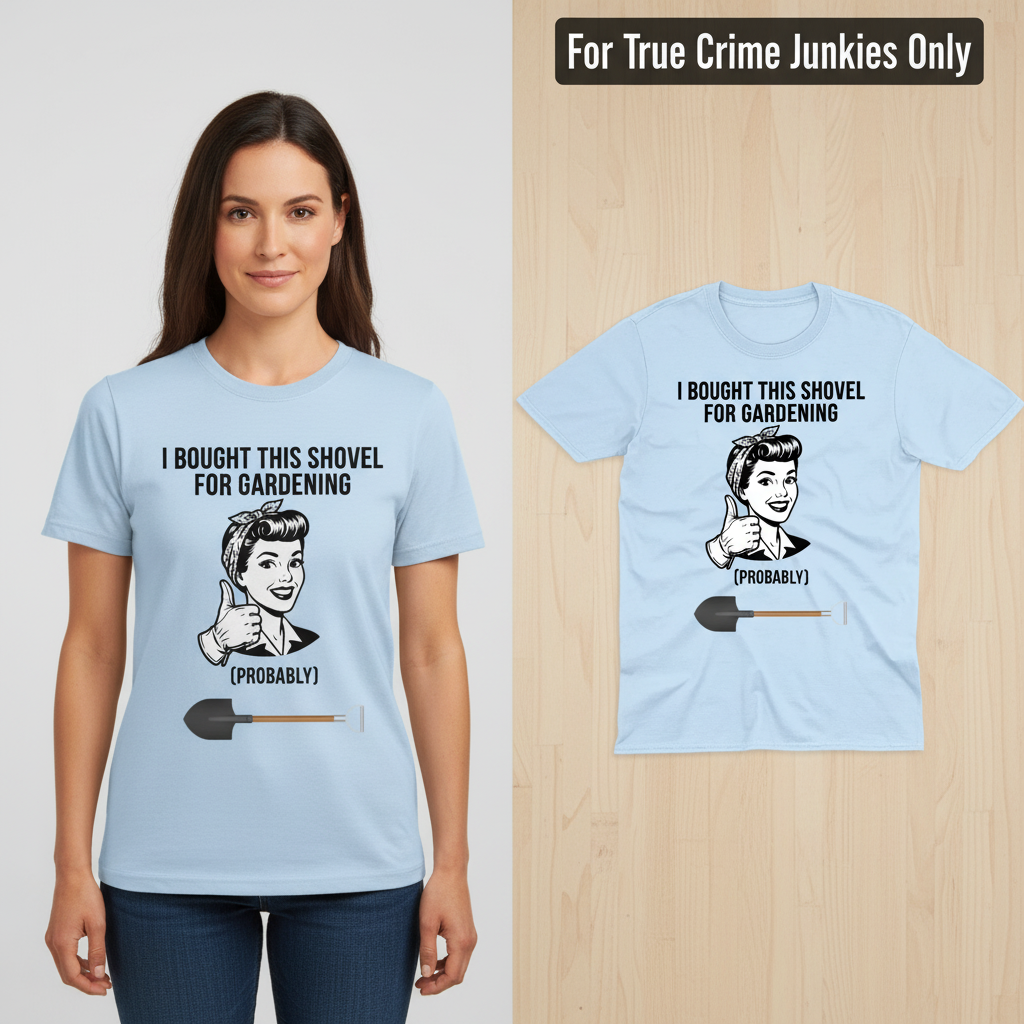 Probably Gardening T-Shirt_model_flat