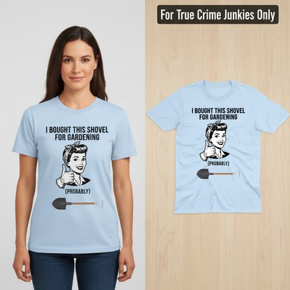Probably Gardening T-Shirt_model_flat