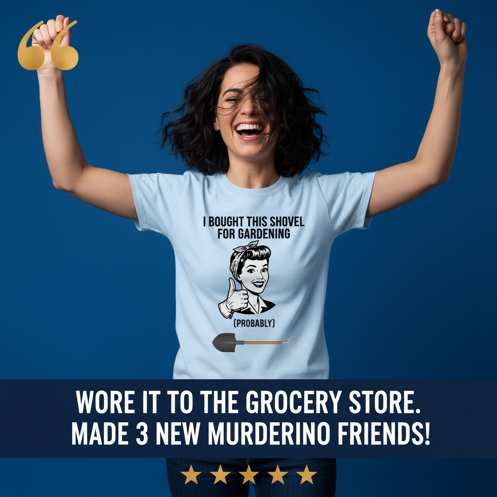 Probably Gardening T-Shirt_model_testimonial