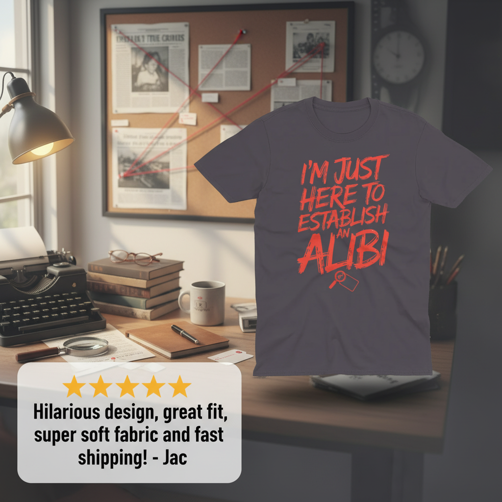 Establish an Alibi T-Shirt_review_5star