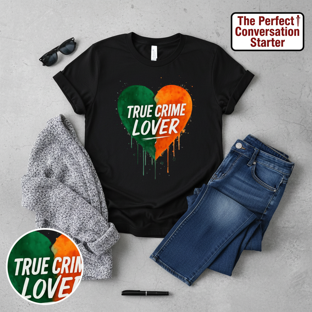 True Crime Lover Heart T-Shirt__pair