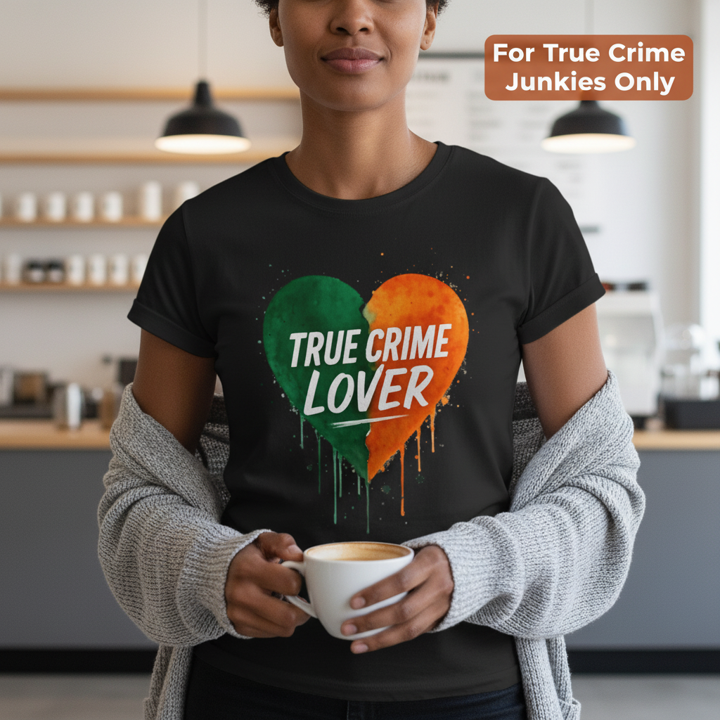 True Crime Lover Heart T-Shirt__lifestyle
