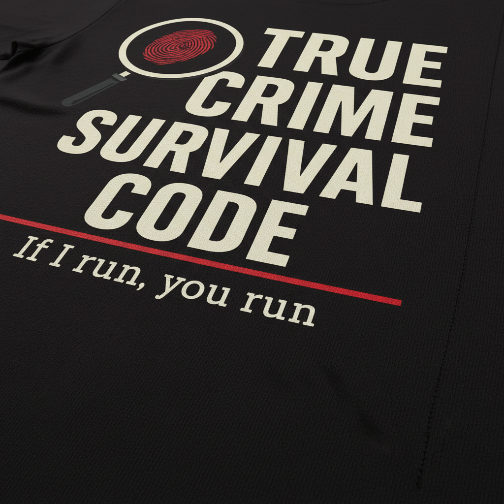 True Crime Survival Code T-Shirt__detail