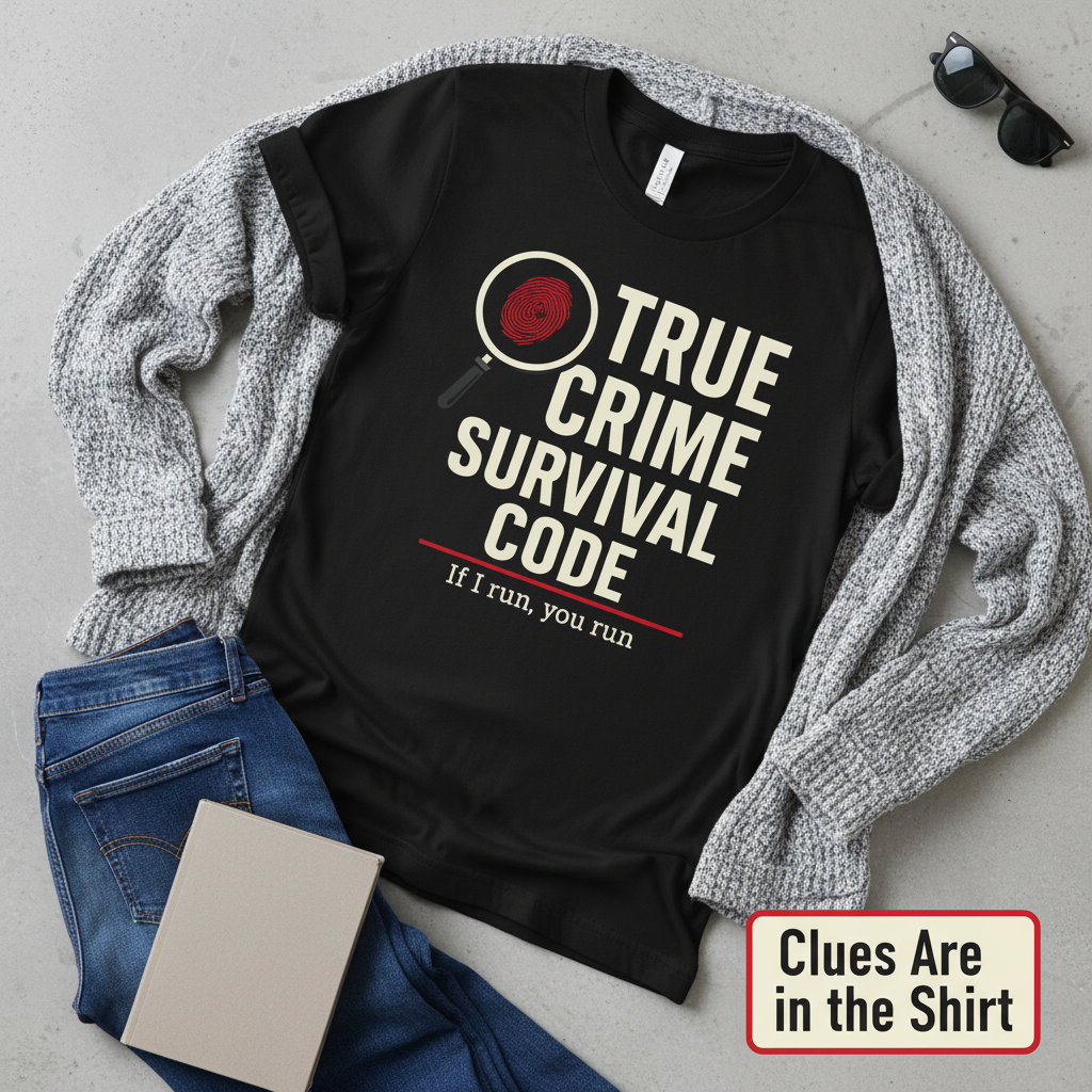 True Crime Survival Code T-Shirt__pair