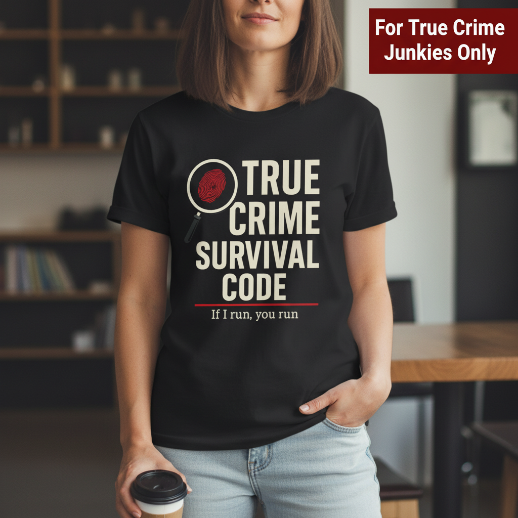 True Crime Survival Code T-Shirt__lifestyle