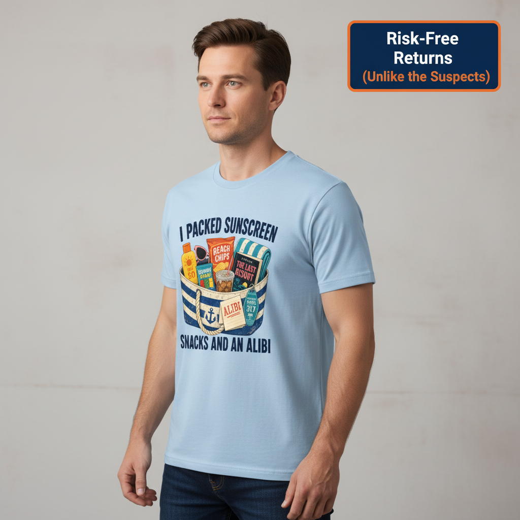 Packed Sunscreen Snacks and an Alibi T-Shirt__benefit
