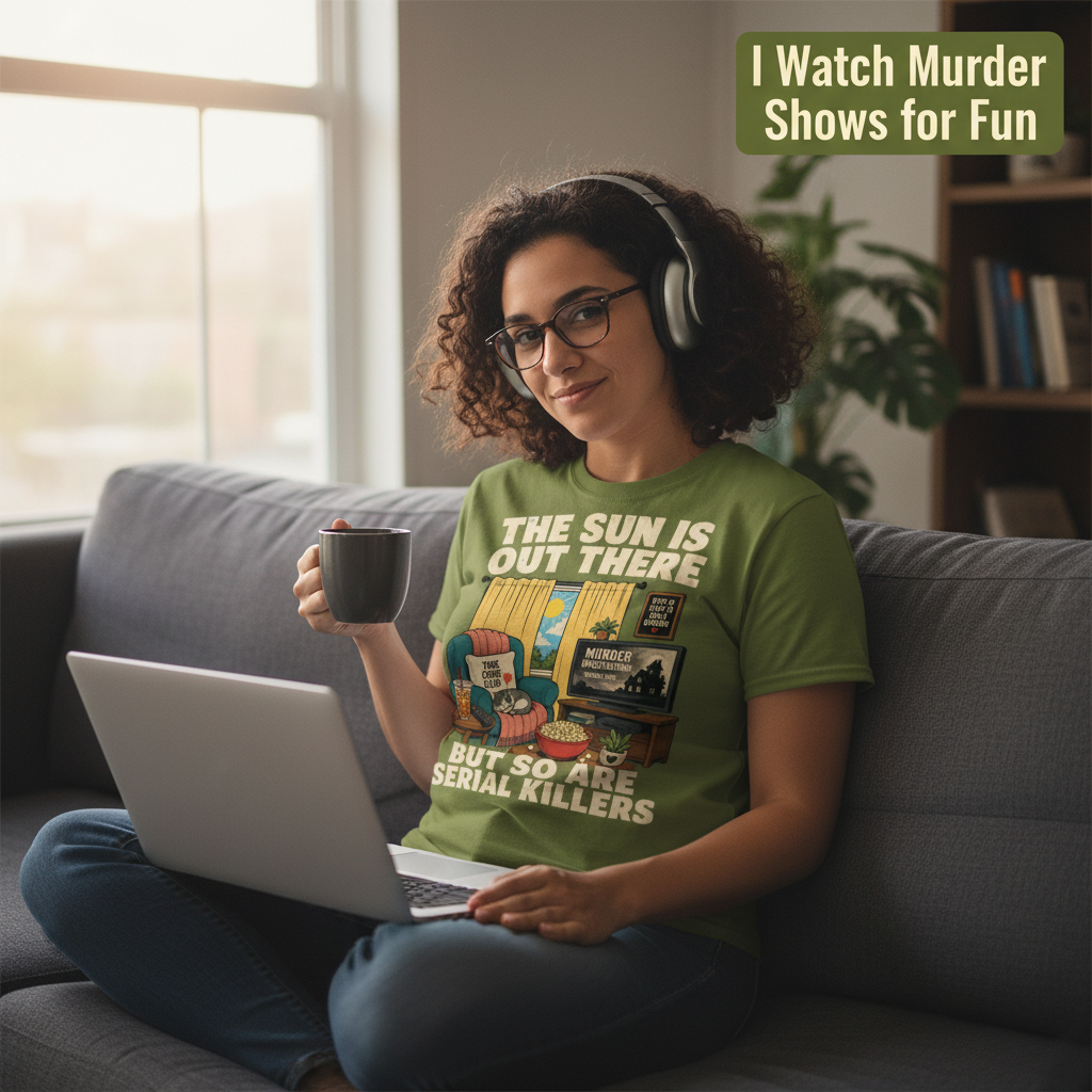 The Sun Is Out There But So Are Serial Killers T-Shirt__use