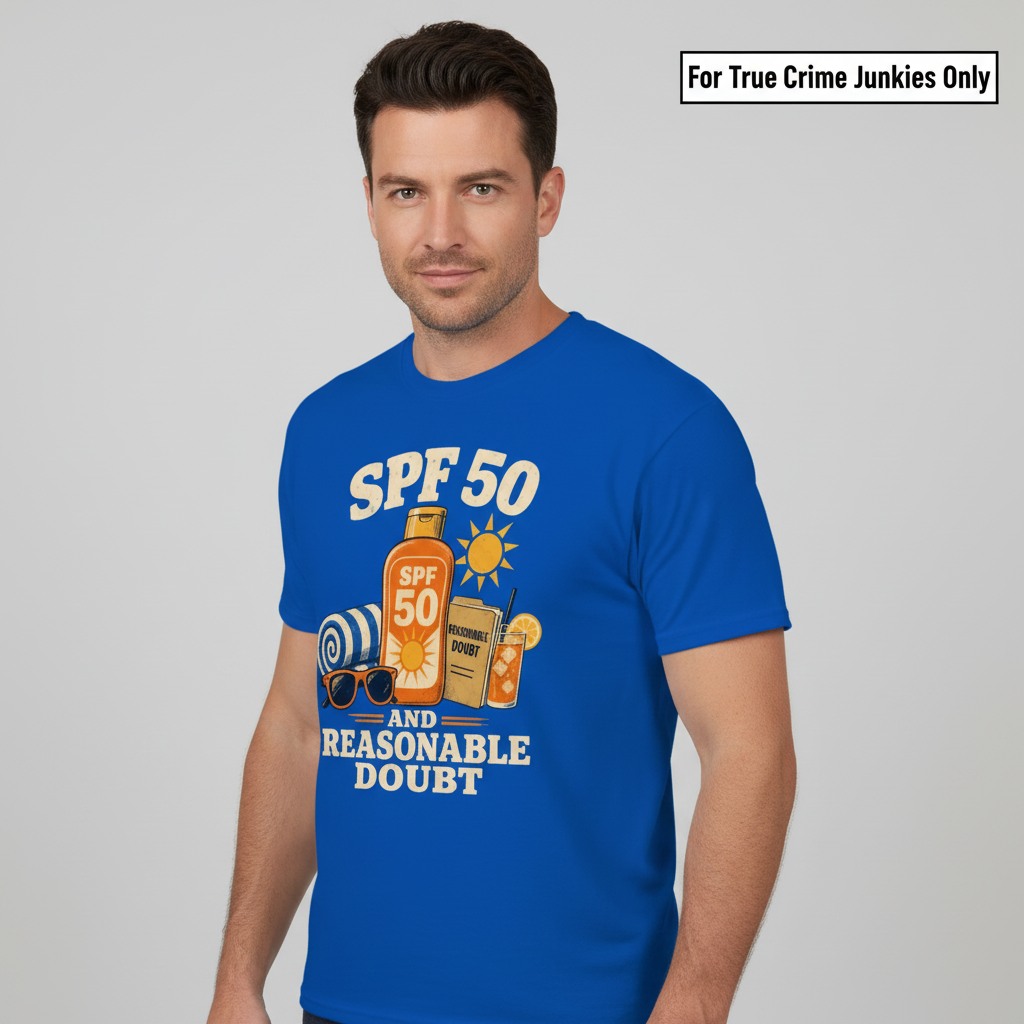 SPF 50 and Reasonable Doubt T-Shirt__hero