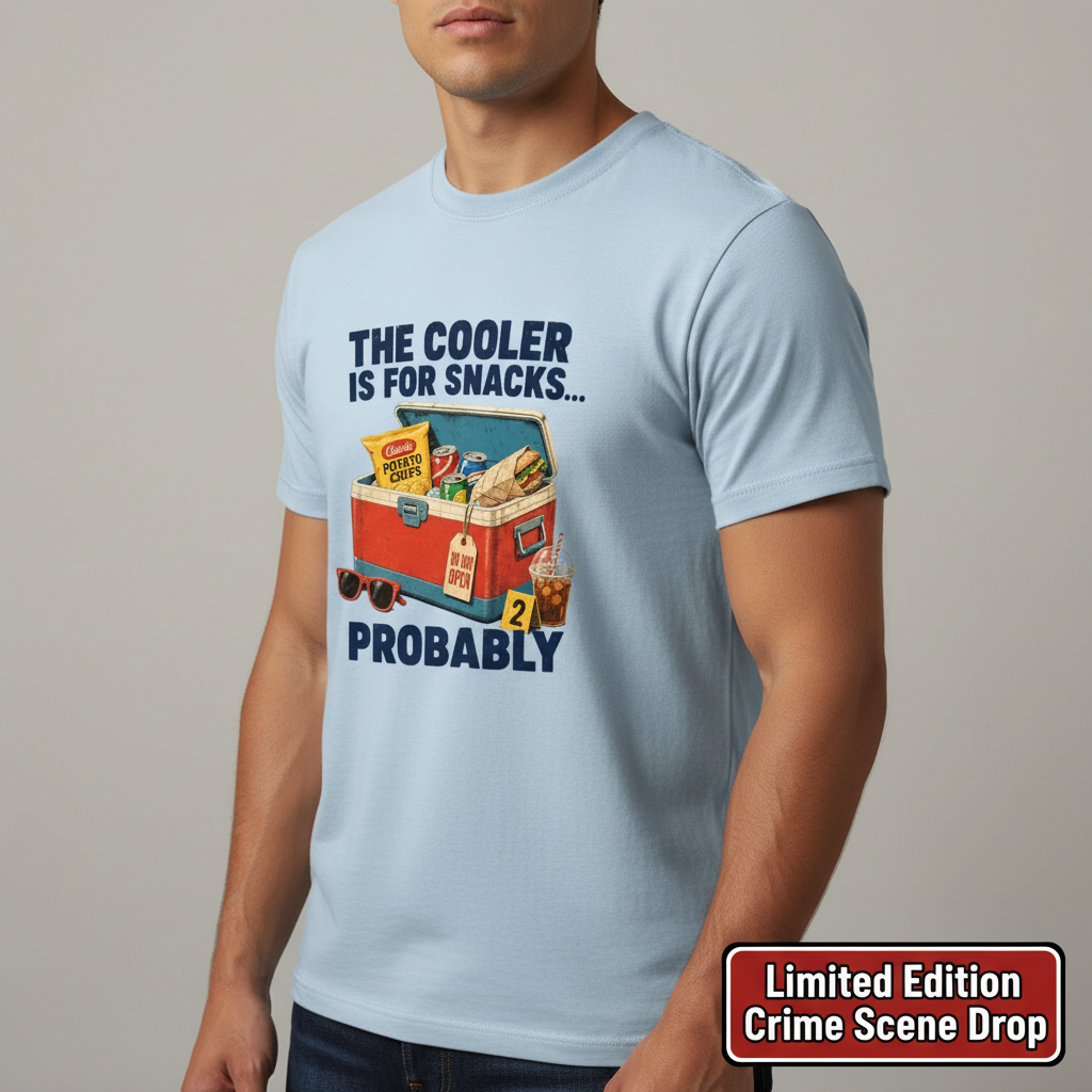 The Cooler Is For Snacks... Probably T-Shirt__space