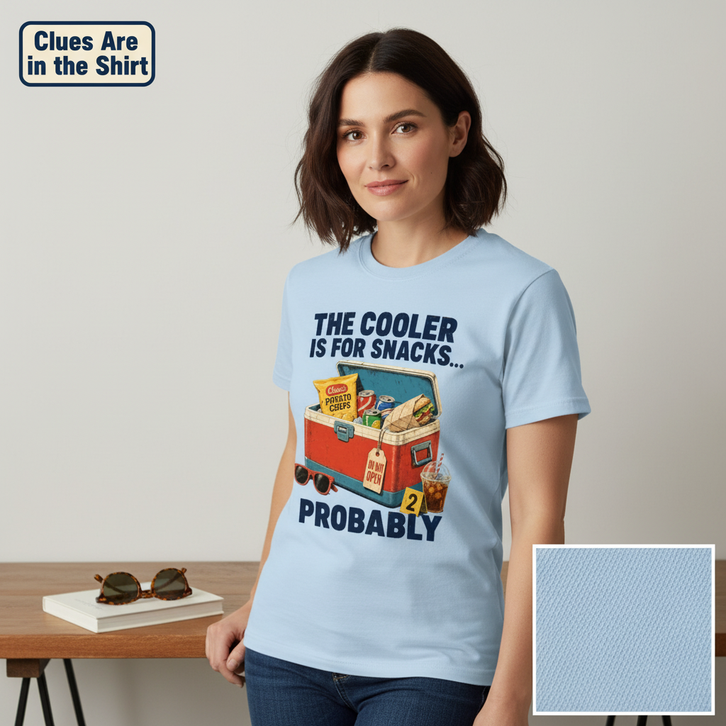The Cooler Is For Snacks... Probably T-Shirt__pair