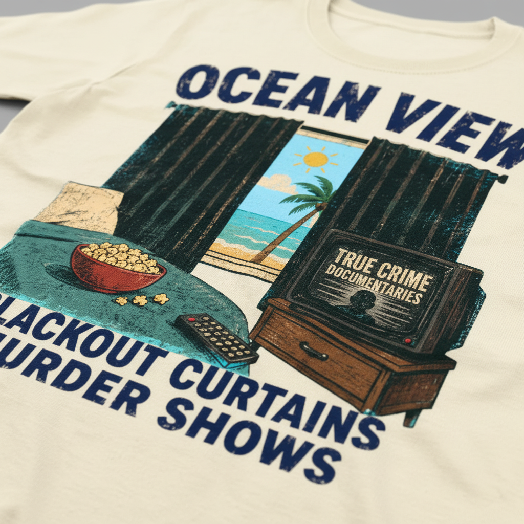 Ocean View Murder Shows T-Shirt__detail