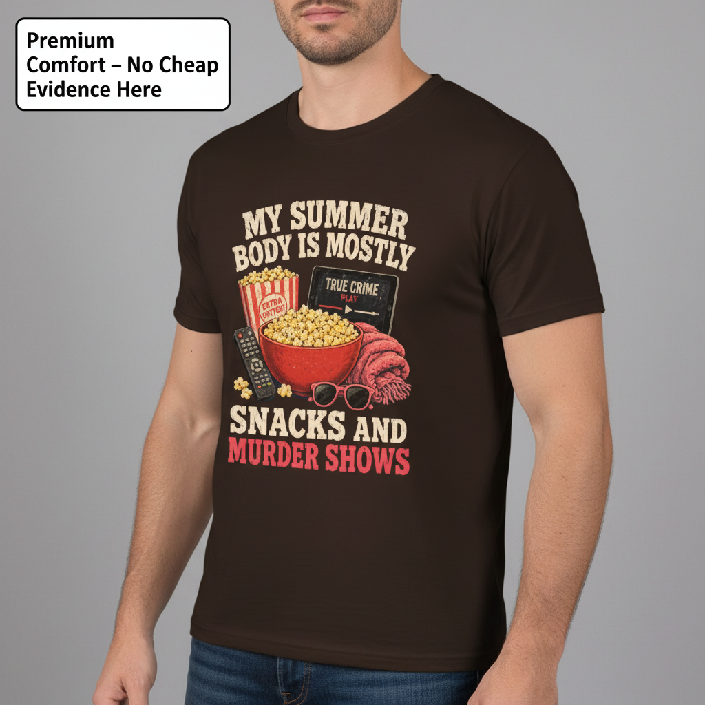 Snacks and Murder Shows T-Shirt__benefit