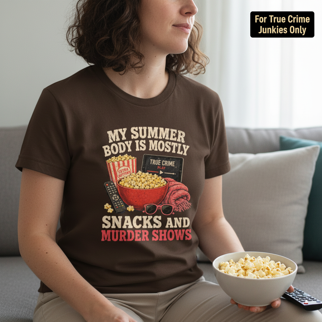 Snacks and Murder Shows T-Shirt__lifestyle