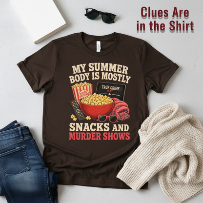 Snacks and Murder Shows T-Shirt__pair