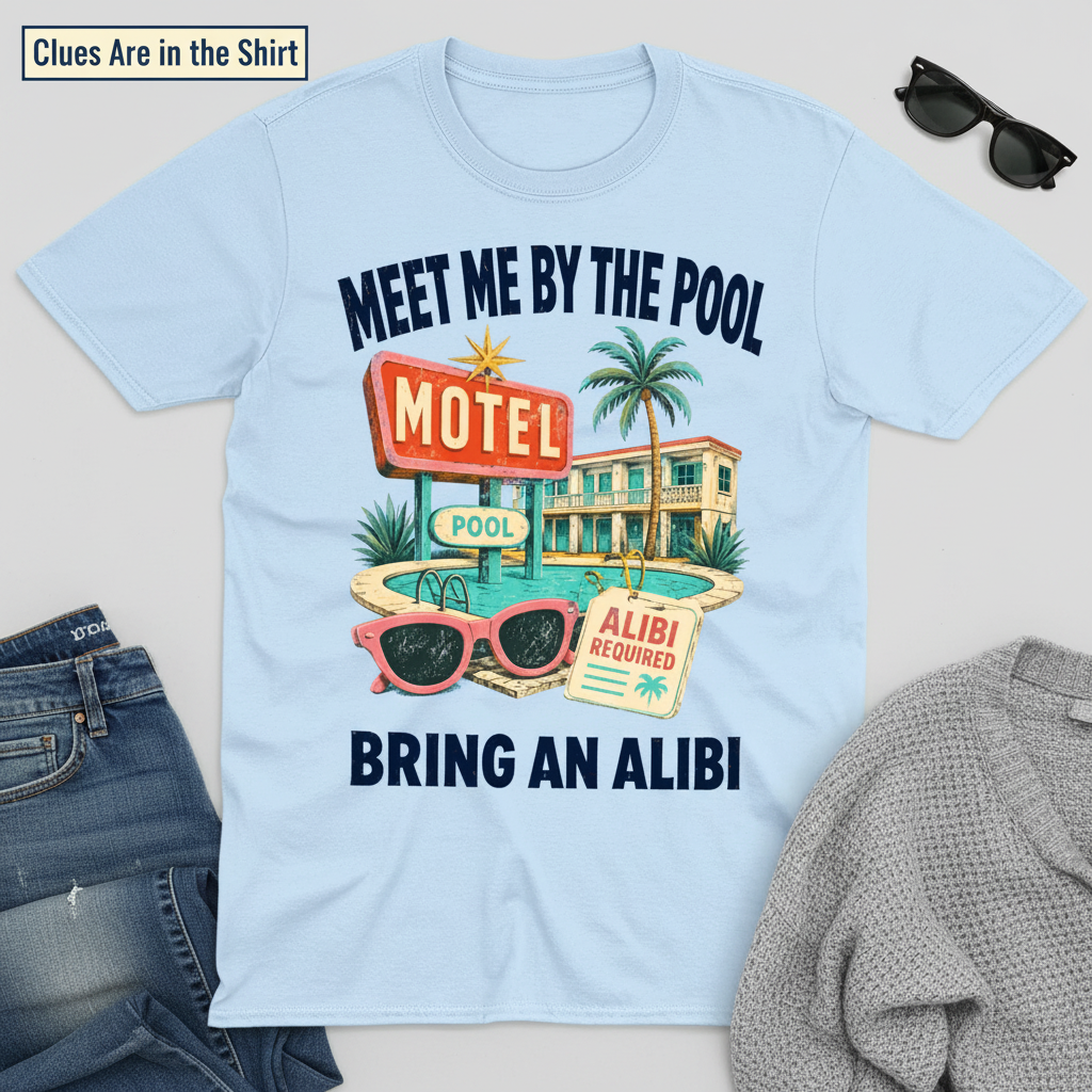 Meet Me by the Pool Alibi T-Shirt__pair