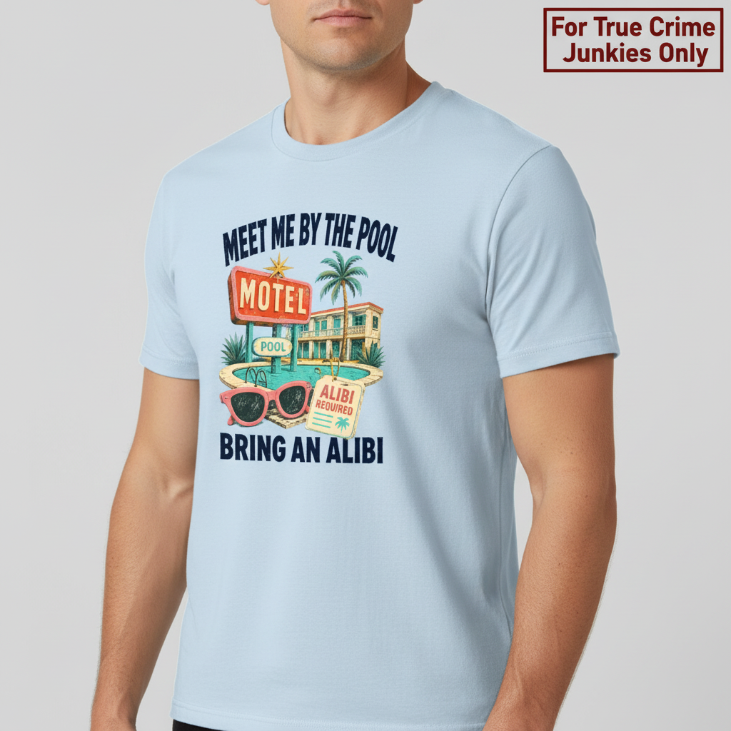 Meet Me by the Pool Alibi T-Shirt__hero