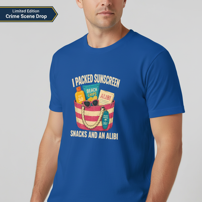 Sunscreen Snacks and an Alibi T-Shirt__benefit