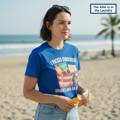Sunscreen Snacks and an Alibi T-Shirt__lifestyle