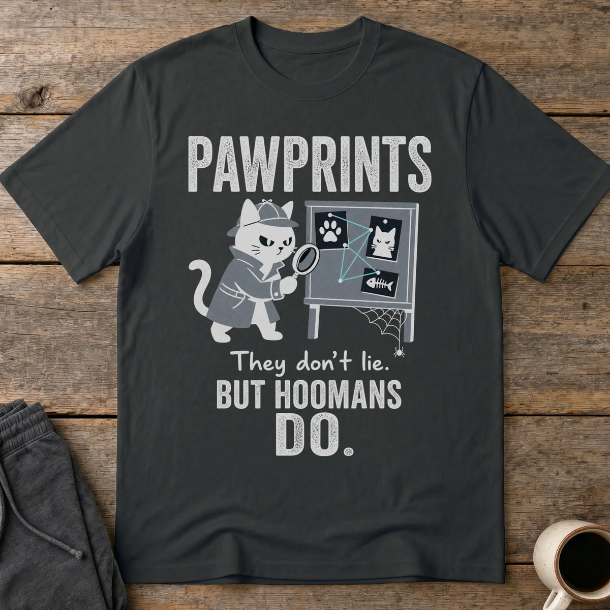 Pawprint Truth T-Shirt — Black