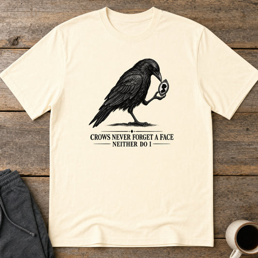 Crow Memory T-Shirt — Natural