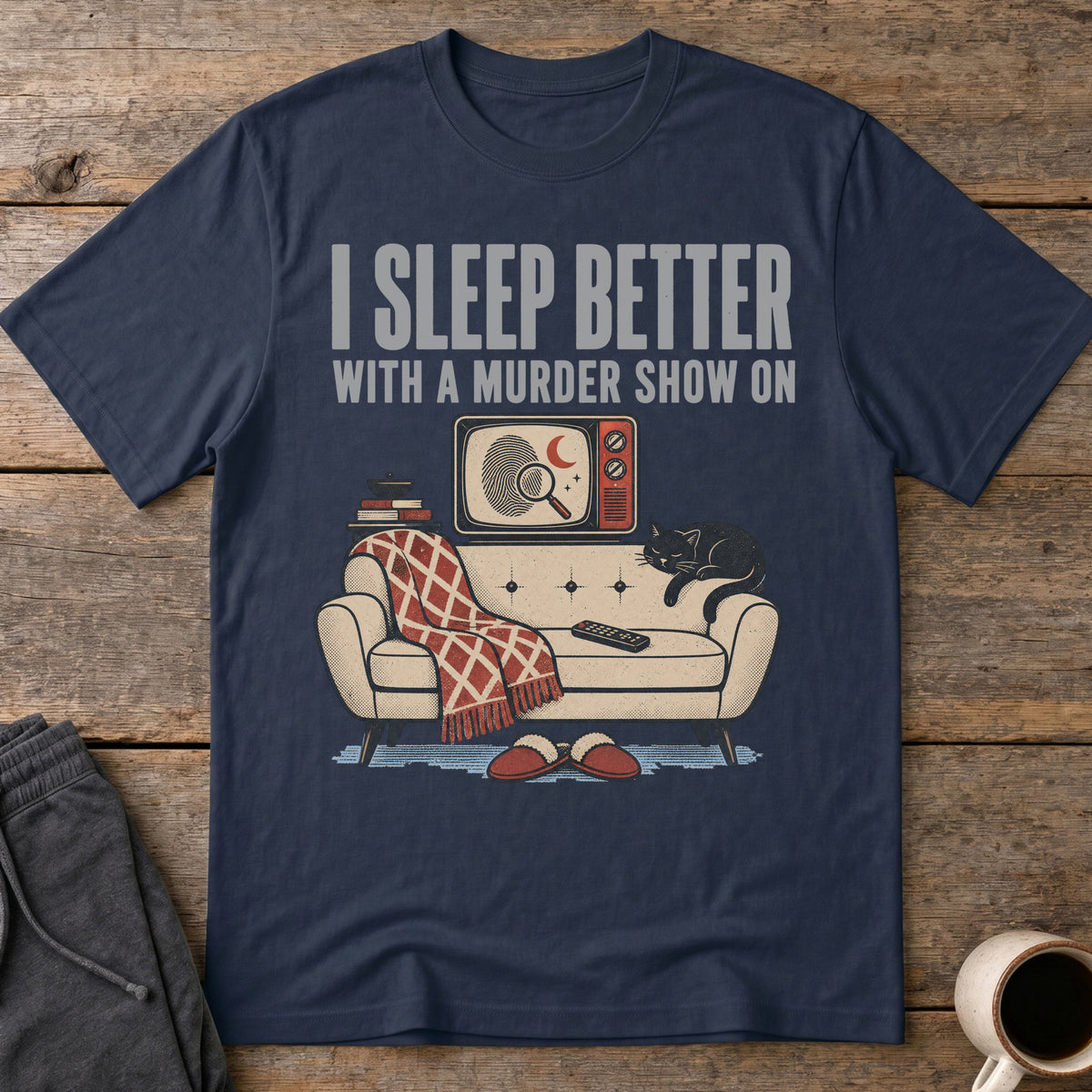 Murder Show Lullaby T-Shirt — Navy